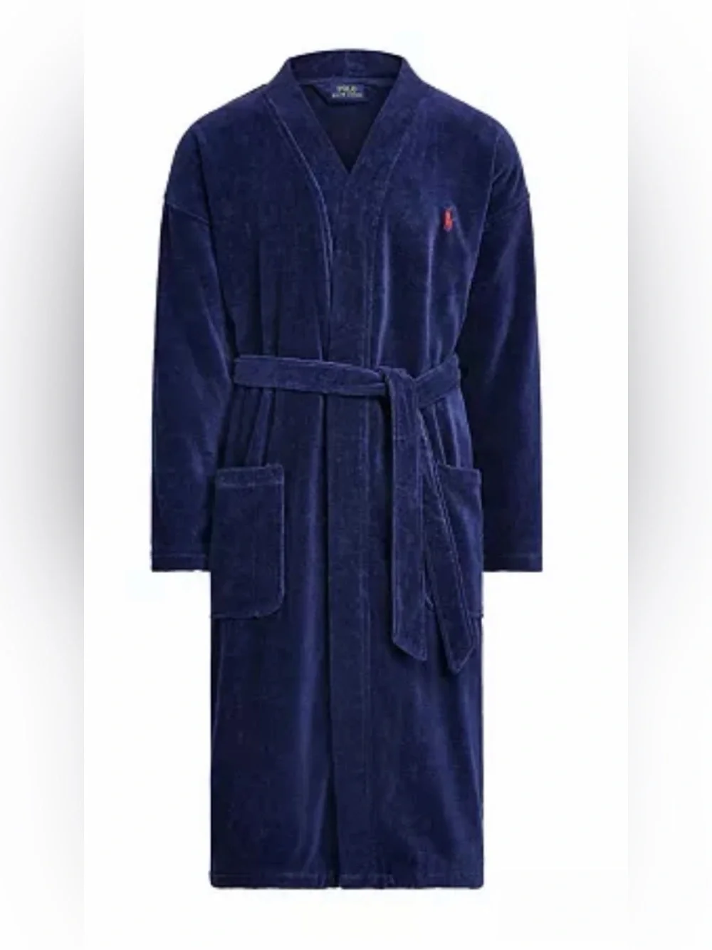 Polo Ralph Lauren Men's Sleepwear Soft Cotton Kimono Velour Robe